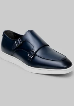 Belvedere Studio Marcio Double Buckle Monk Strap Shoes