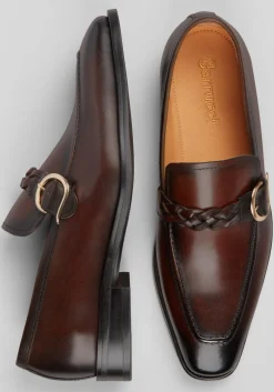 Carrucci Braided Bit Loafers