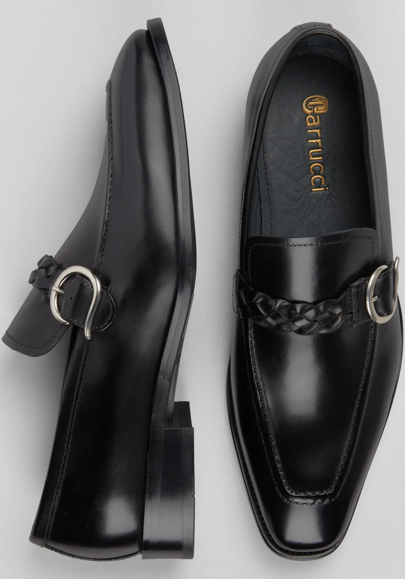 Carrucci Braided Bit Loafers