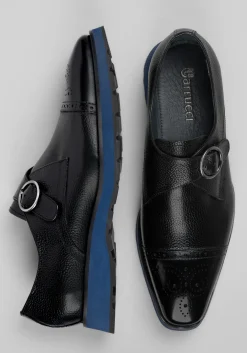 Carrucci Hybrid Monk Strap Shoes