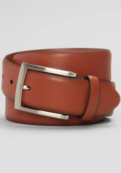 1905 Collection Feather Edge Stitched Leather Belt