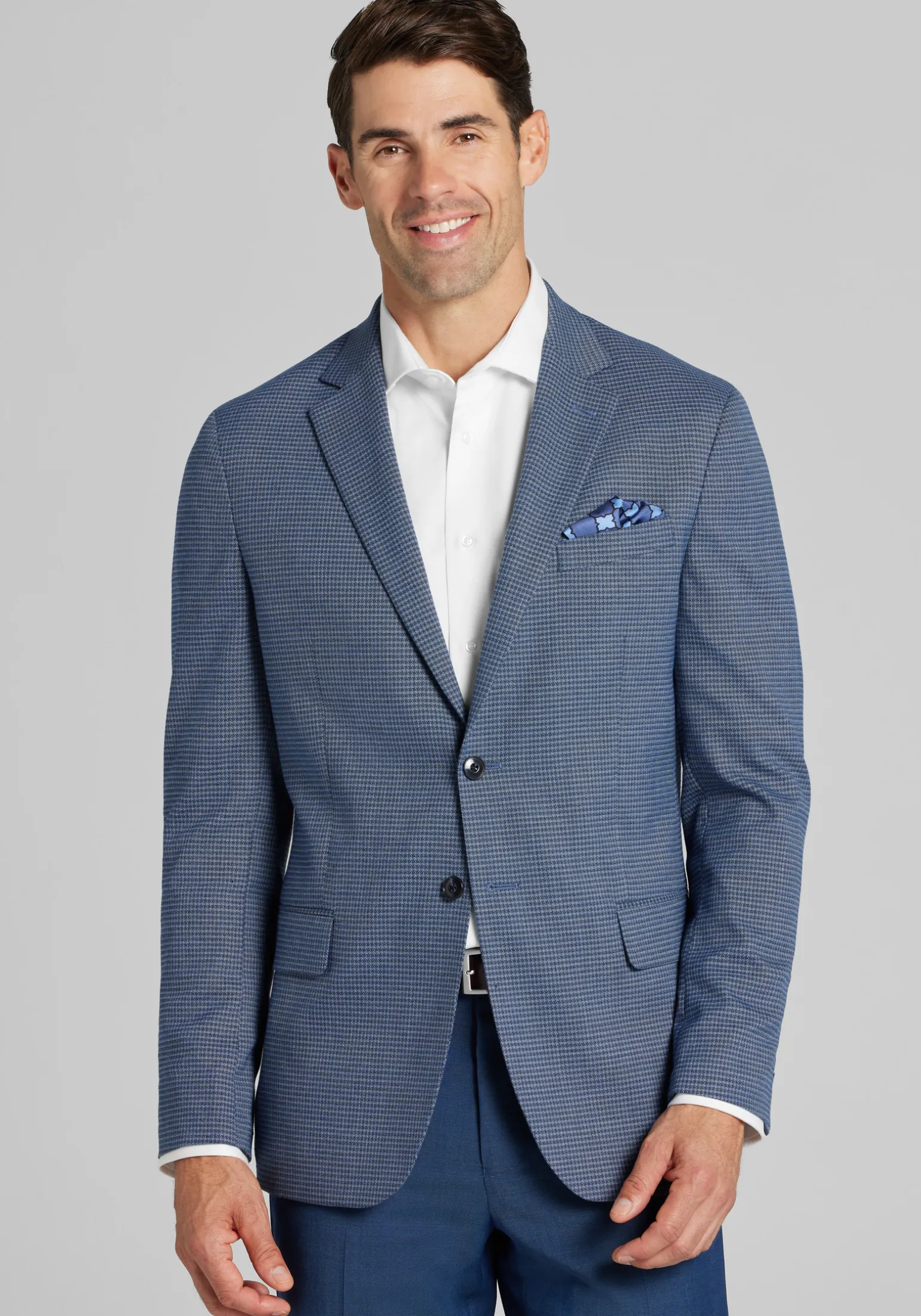 1905 Collection Tailored Fit Mini Check Sportcoat