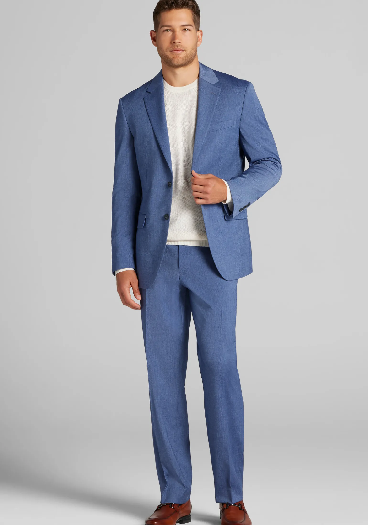 1905 Collection Tailored Fit Solid Suit Separates Jacket - Big & Tall