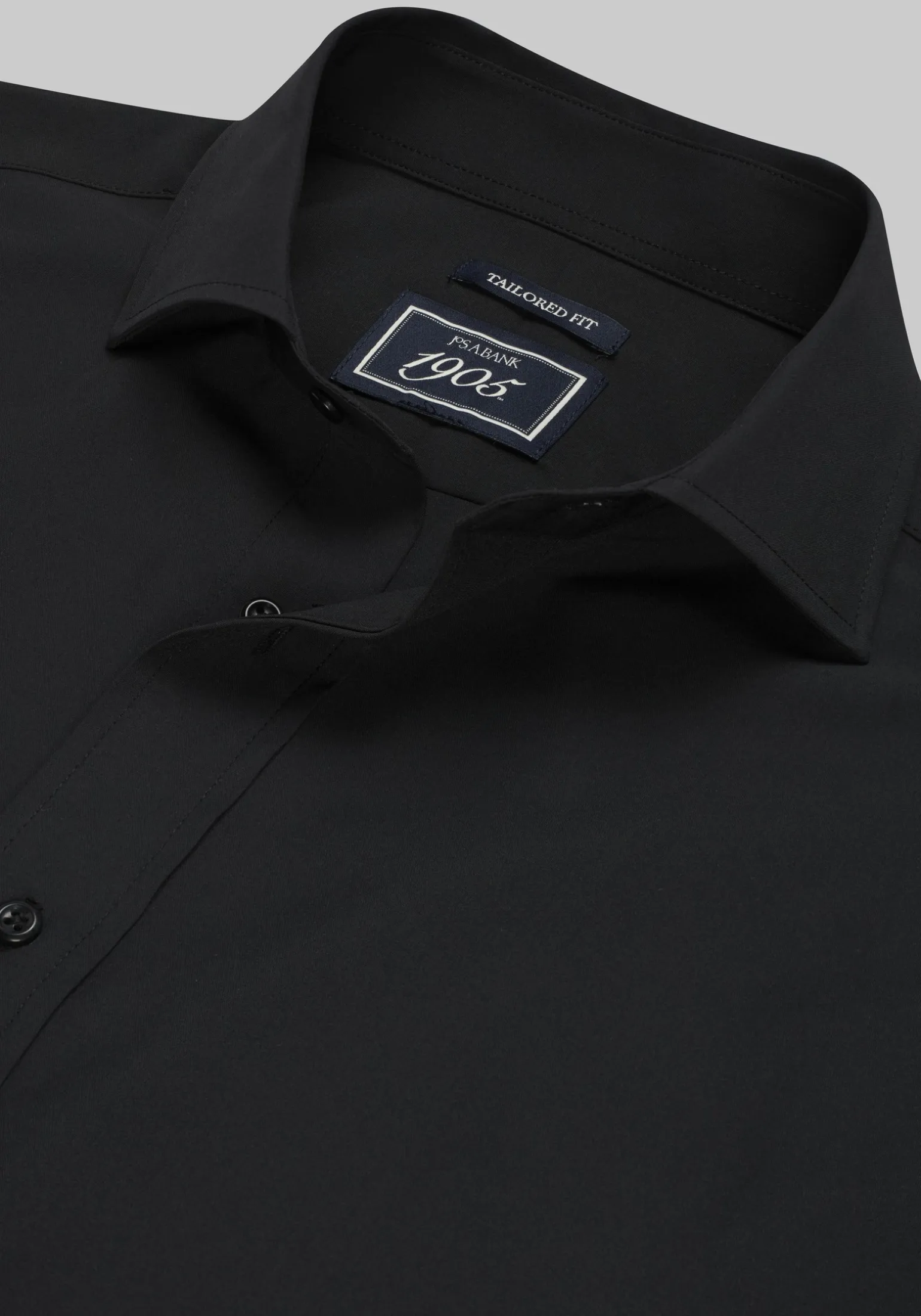 1905 Collection Tailored Fit Solid 4-Way Stretch Dress Shirt