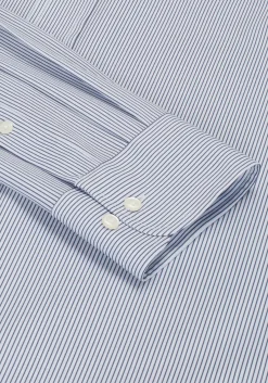 1905 Collection Tailored Fit Spread Collar Stripe 4-Way Stretch Dress Shirt