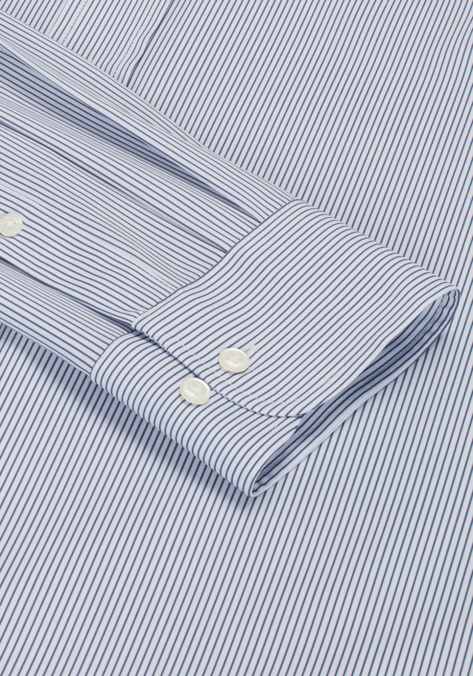 1905 Collection Tailored Fit Spread Collar Stripe 4-Way Stretch Dress Shirt
