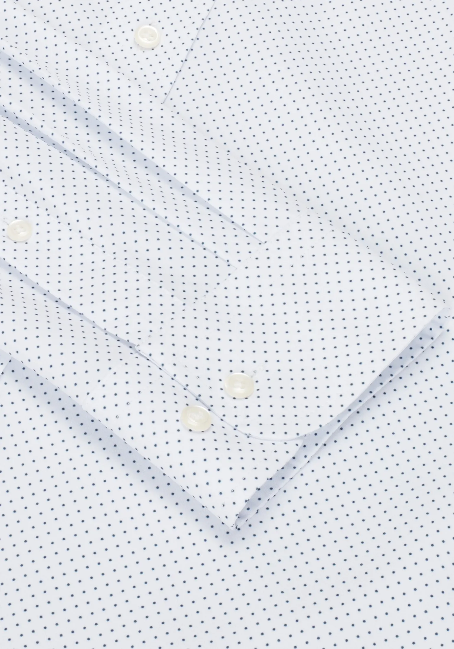 1905 Collection Tailored Fit Spread Collar Dot 4-Way Stretch Dress Shirt