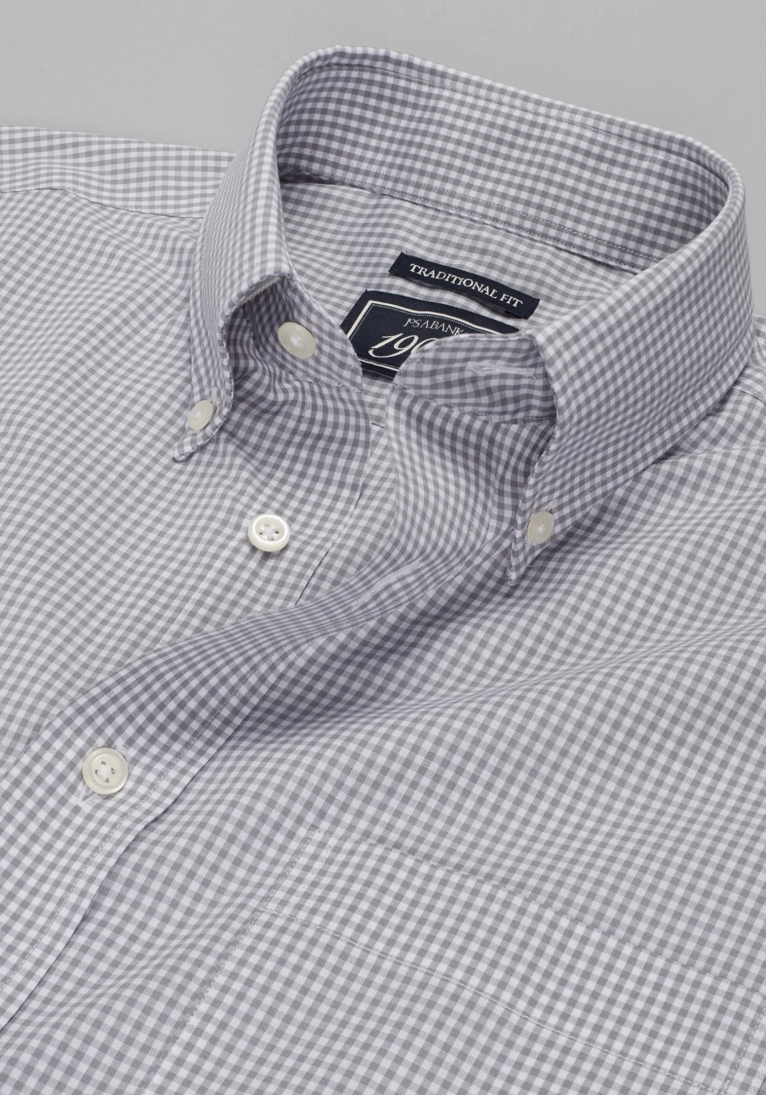 1905 Collection Traditional Fit Gingham Dress Shirt - Big & Tall