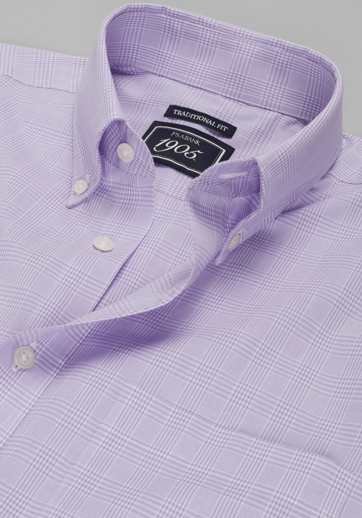 1905 Collection Traditional Fit Medium Check Dress shirt