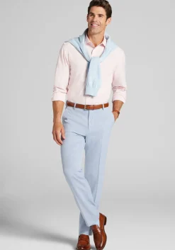 1905 Collection Traditional Fit Spread Collar Solid 4-Way Stretch Dress Shirt