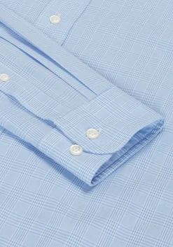 1905 Collection Traditional Fit Spread Collar Plaid Dress Shirt