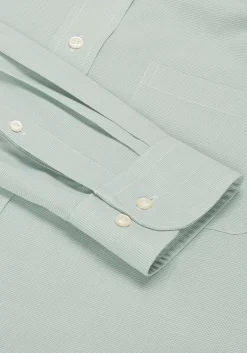 1905 Collection Traditional Fit 4-Way Stretch Button-Down Collar Micro Houndstooth Dress Shirt