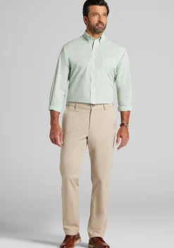 1905 Collection Traditional Fit 4-Way Stretch Button-Down Collar Micro Houndstooth Dress Shirt
