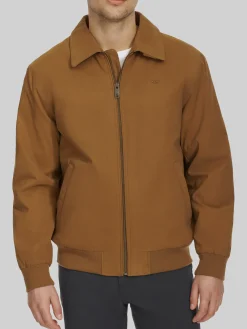 Dockers Tailored Fit Micro Twill Golf Bomber Jacket