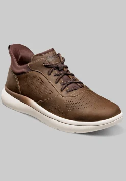 Florsheim Fleet Perforated Toe Elastic Lace Sneakers