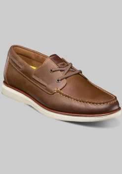 Florsheim Tropics Elastic Lace Moc Toe Boat Shoes