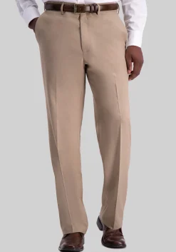Haggar Big & Tall Premium Comfort Classic Fit Flat Front Dress Pant