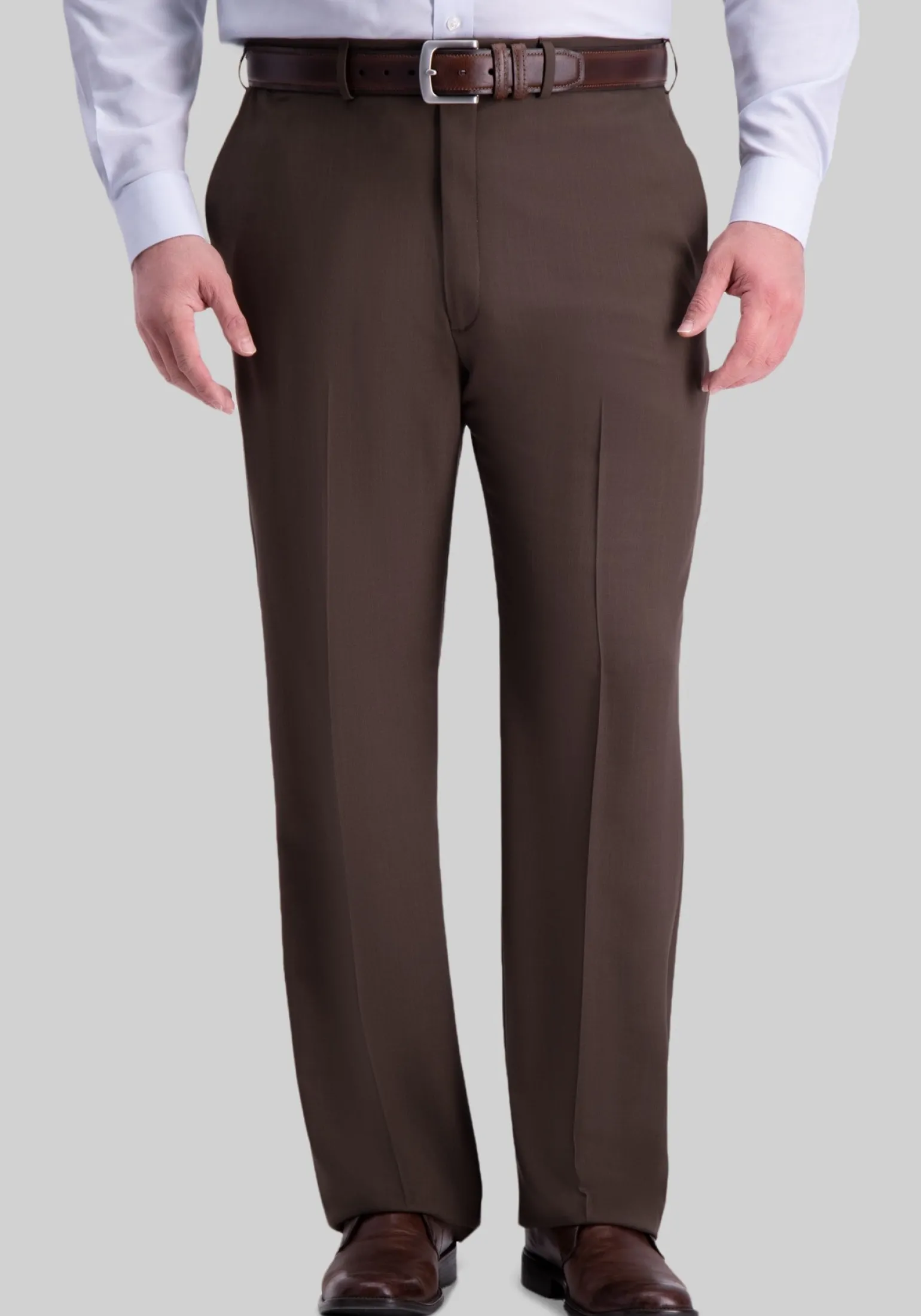 Haggar Big & Tall Premium Comfort Classic Fit Flat Front Dress Pants