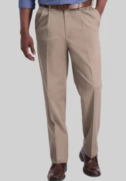 Haggar Classic Fit Pleated Wrinkle Free Pants