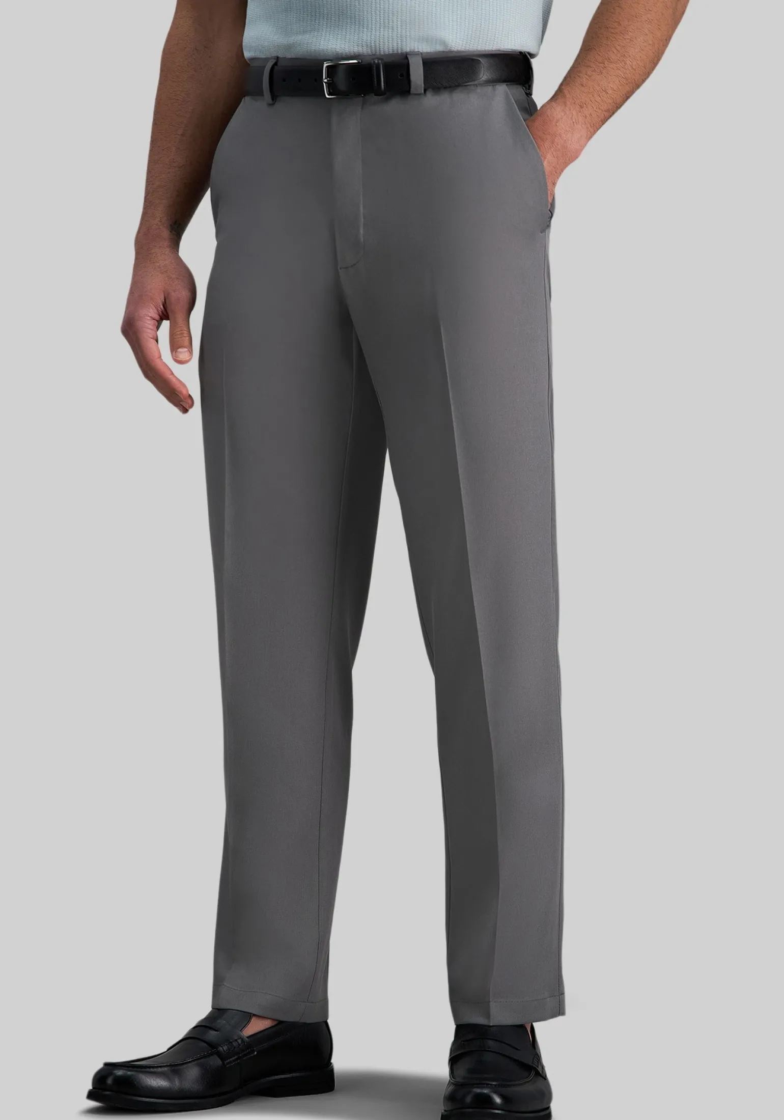 Haggar Cool Right® Performance Flex Classic Fit Flat Front Pants