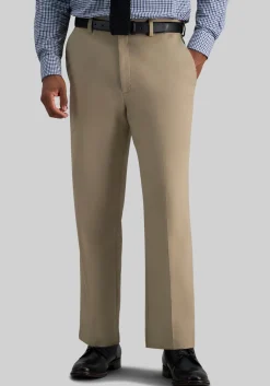 Haggar Cool Right® Performance Flex Classic Fit Flat Front Pants