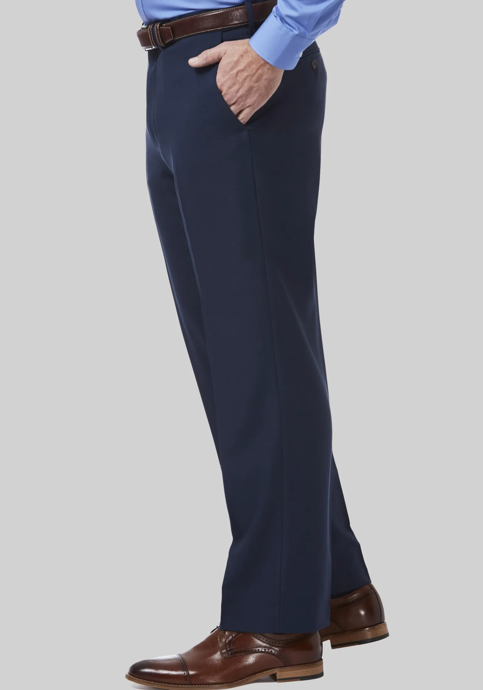 Haggar Premium Comfort Classic Fit Flat Front Dress Pant