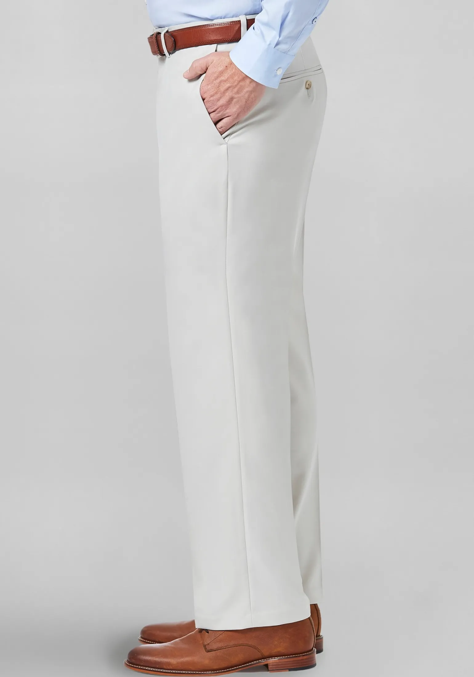 Haggar Premium Comfort Classic Fit Flat Front Dress Pants
