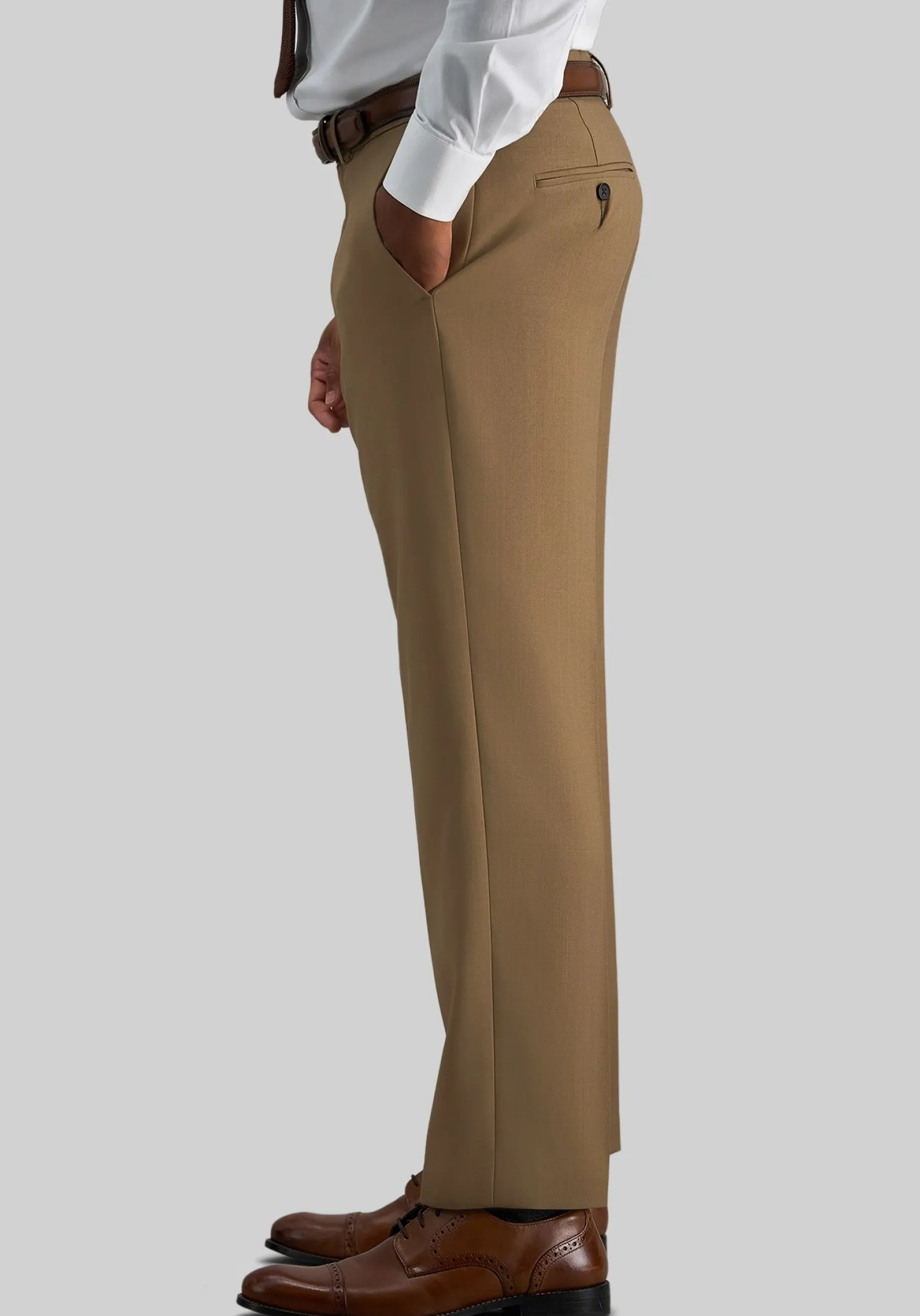 Haggar Premium Comfort Classic Fit Flat Front Dress Pants