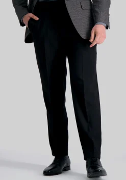 Haggar Premium Comfort Straight Fit Flat Front Dress Pants