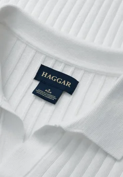Haggar Slim Fit Johnny Collar Short Sleeve Sweater
