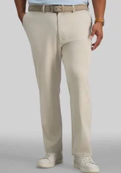 Haggar Sport Big & Tall Travel Performance Straight Fit Flat Front Pants