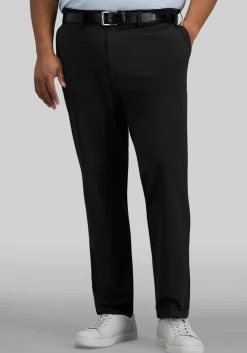 Haggar Sport Big & Tall Travel Performance Straight Fit Flat Front Pants