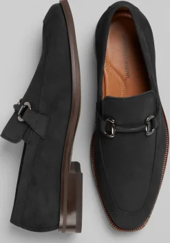Johnston & Murphy Everett Suede Bit Loafers