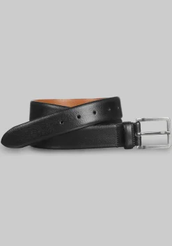 Johnston & Murphy Feather-Edge Italian Leather Belt - Big & Tall