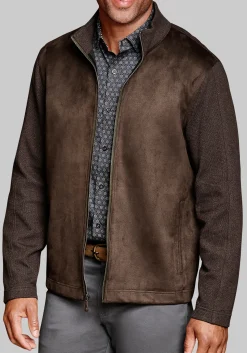 Johnston & Murphy Tailored Fit Faux Suede Jacket