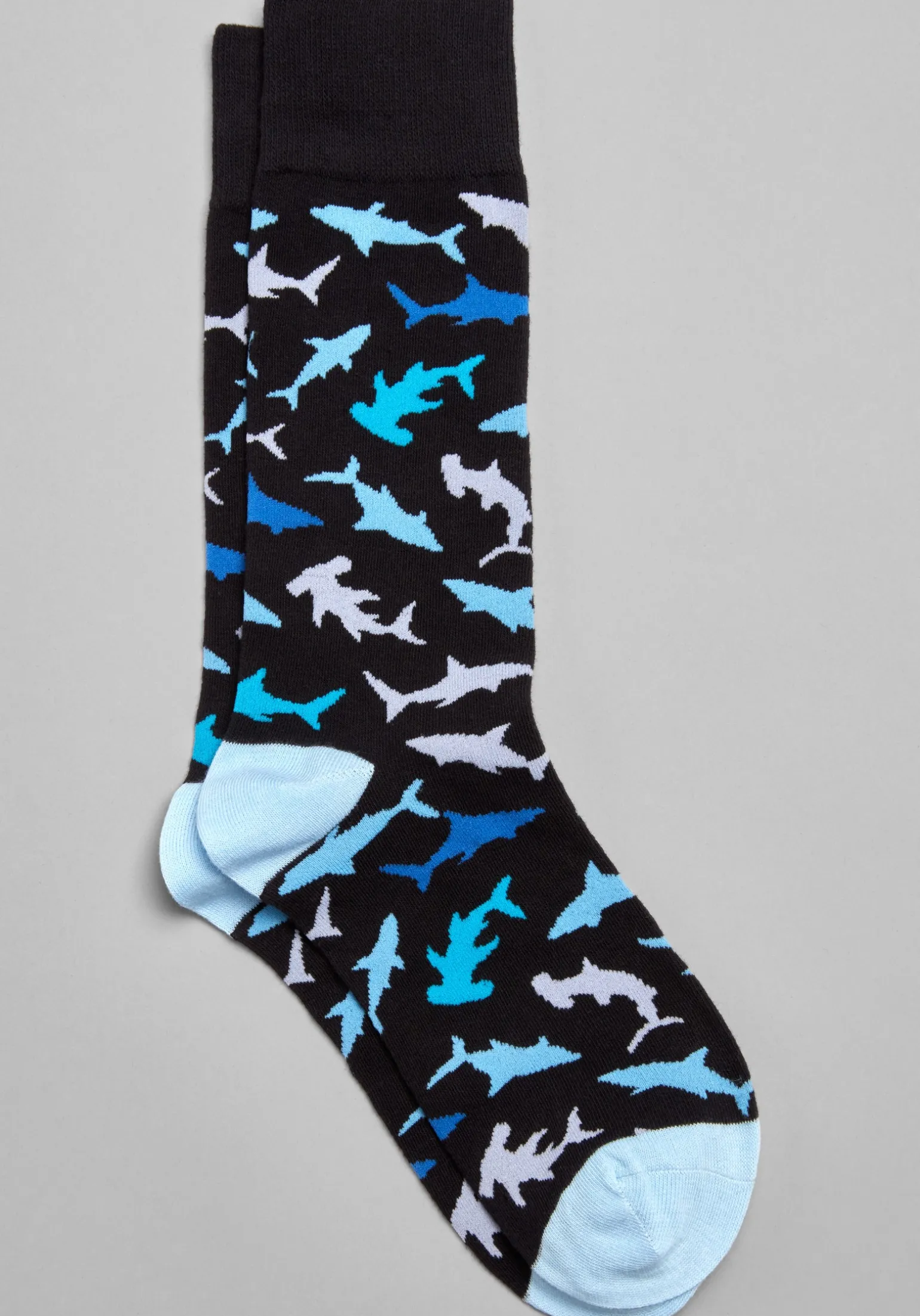Jos. A. Bank Blue Shark Socks - King Size