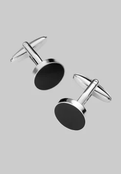 Jos. A. Bank Circle Onyx Cufflinks