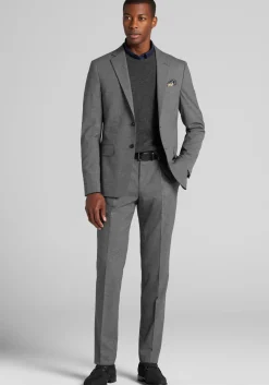 Jos. A. Bank Comfort Stretch Slim Fit Check Suit Separates Jacket - Big & Tall