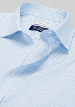 Jos. A Bank Comfort Stretch Slim Fit Mini Grid Dress Shirt