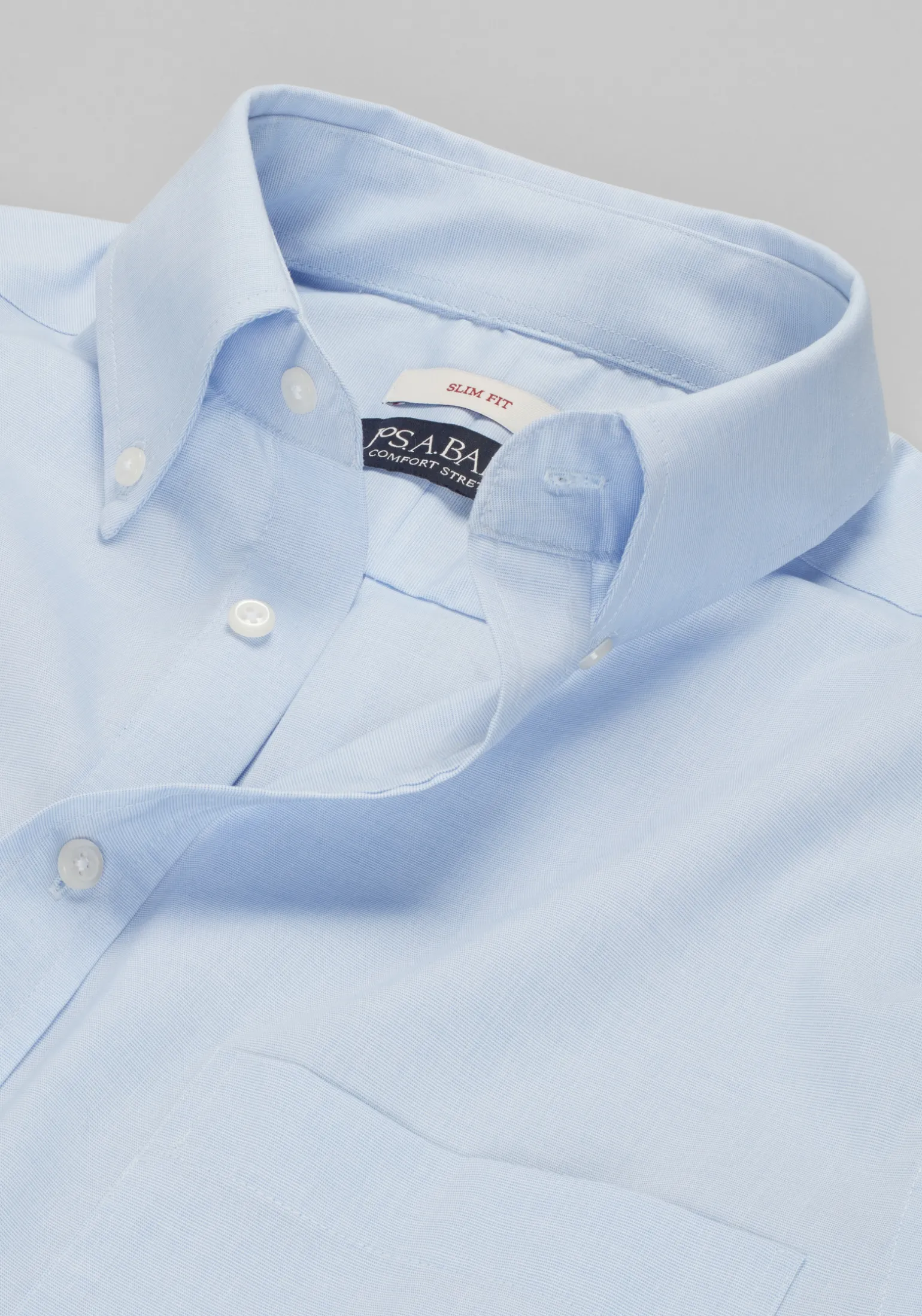 Jos. A. Bank Comfort Stretch Slim Fit Button-Down Collar Solid Dress Shirt