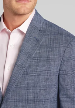 Jos. A. Bank Comfort Stretch Tailored Fit Plaid Sportcoat