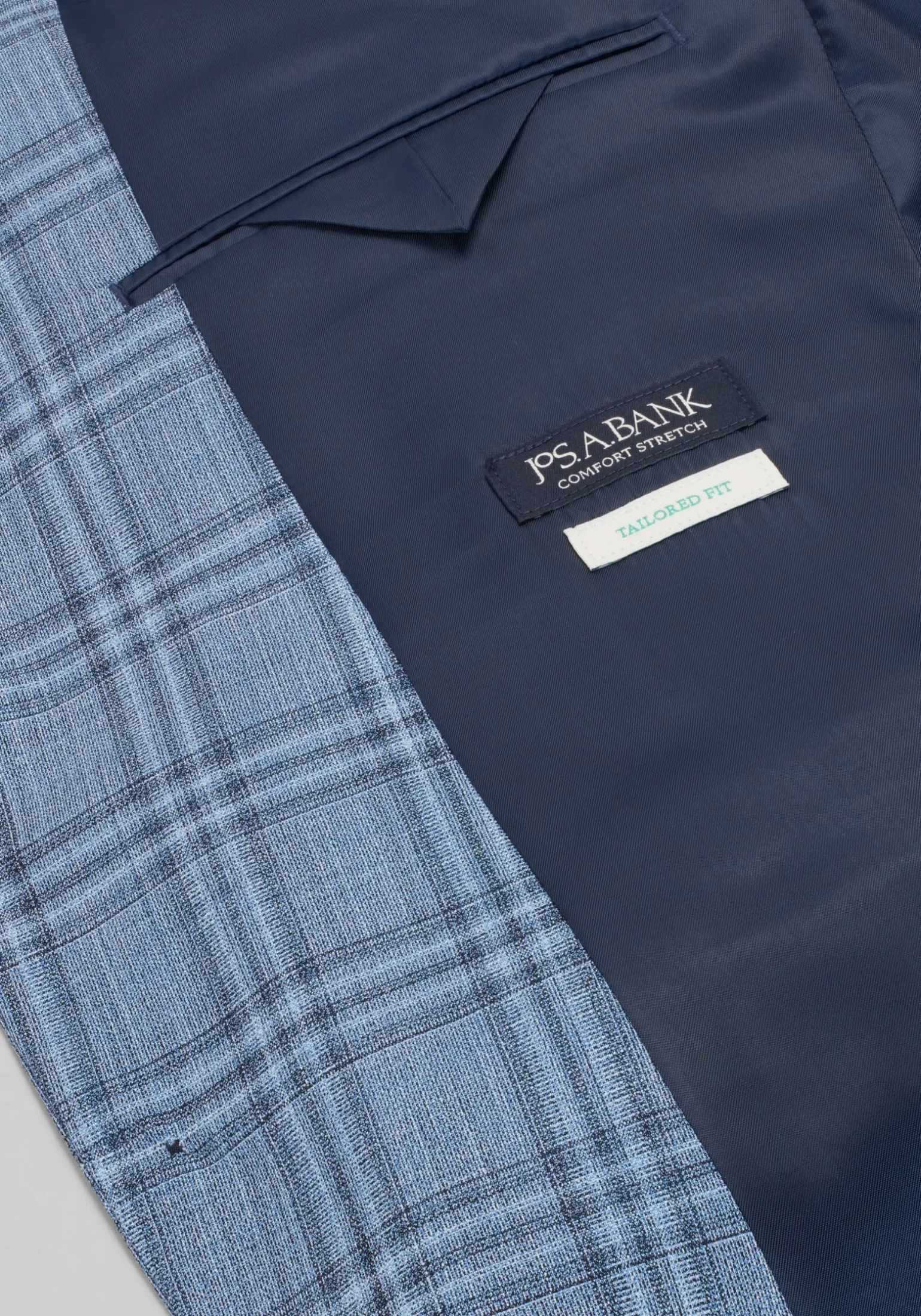 Jos. A. Bank Comfort Stretch Tailored Fit Plaid Sportcoat