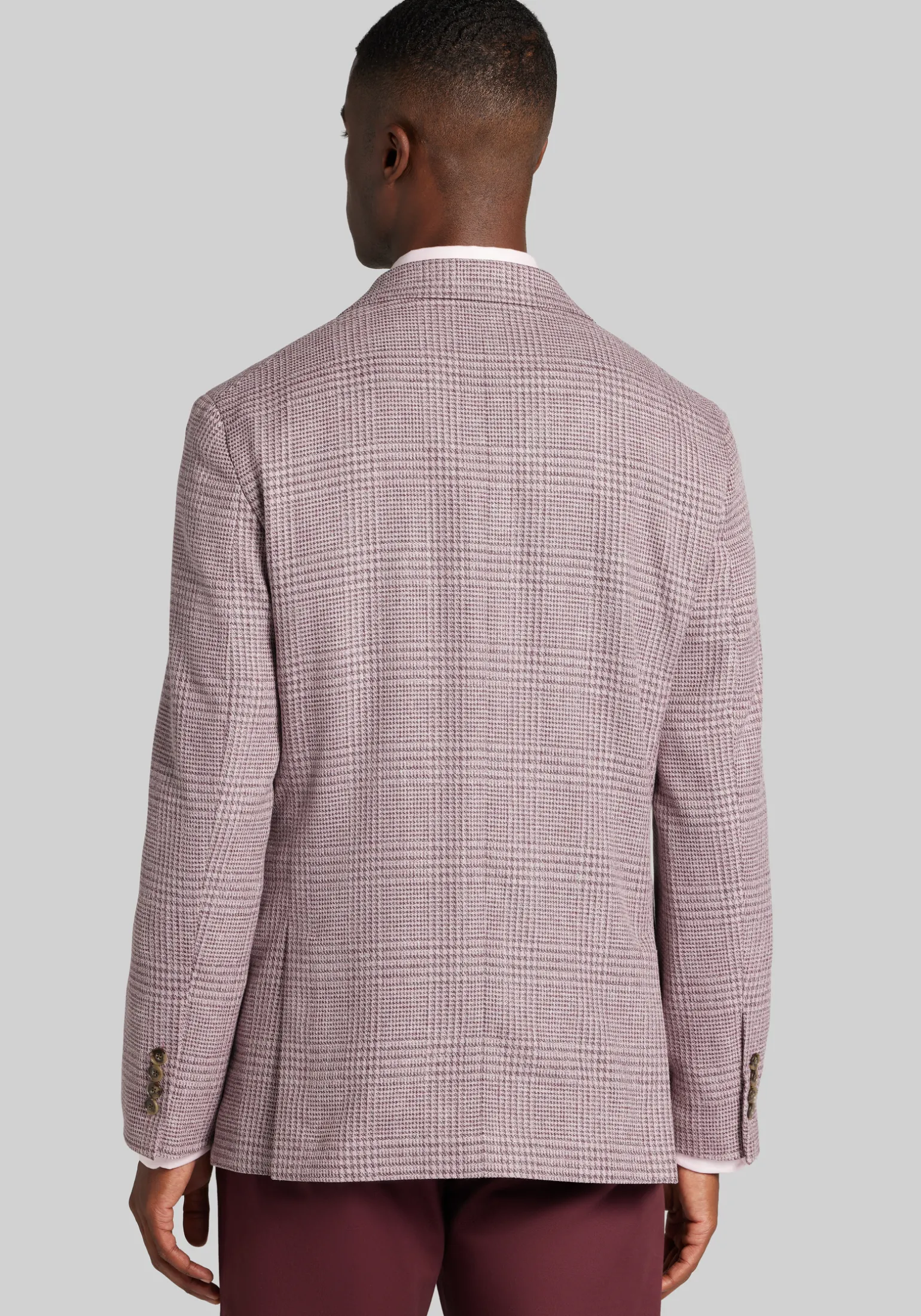 Jos. A. Bank Comfort Stretch Tailored Fit Plaid Sportcoat