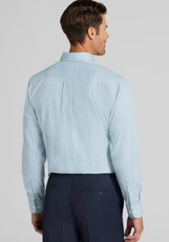 Jos. A. Bank Comfort Stretch Tailored Fit Button-Down Collar Check Dress Shirt