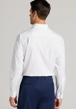 Jos. A. Bank Comfort Stretch Tailored Fit Spread Collar Medallion Dot Dress Shirt