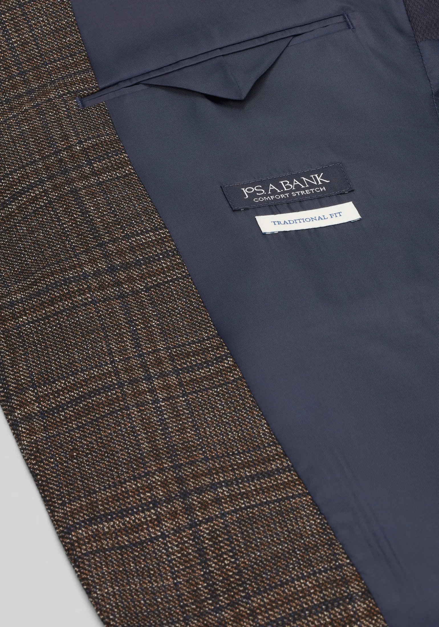 Jos. A. Bank Comfort Stretch Traditional Fit Plaid Sportcoat