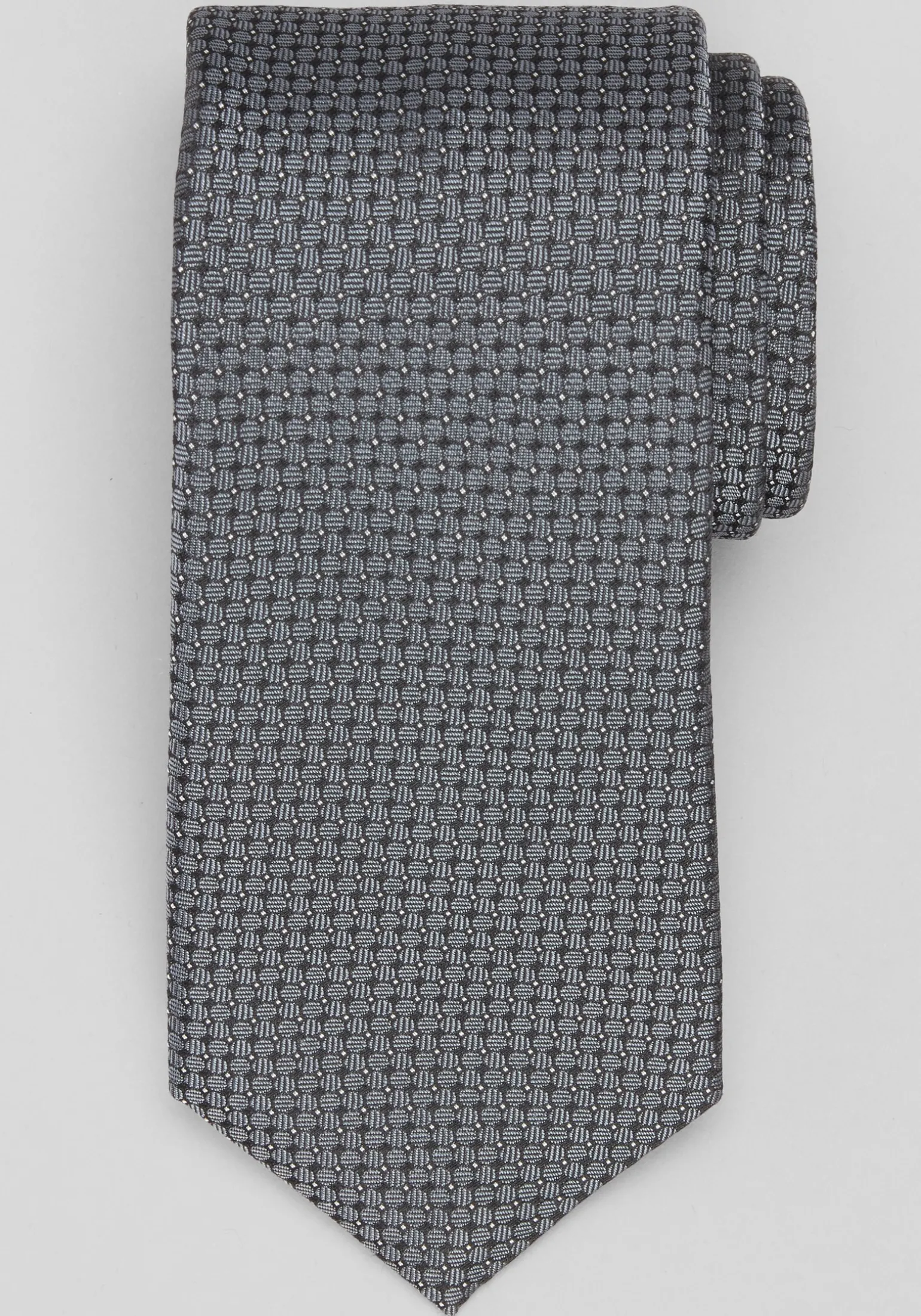 Jos. A. Bank Connected Ribbed Dots Tie - Big & Tall