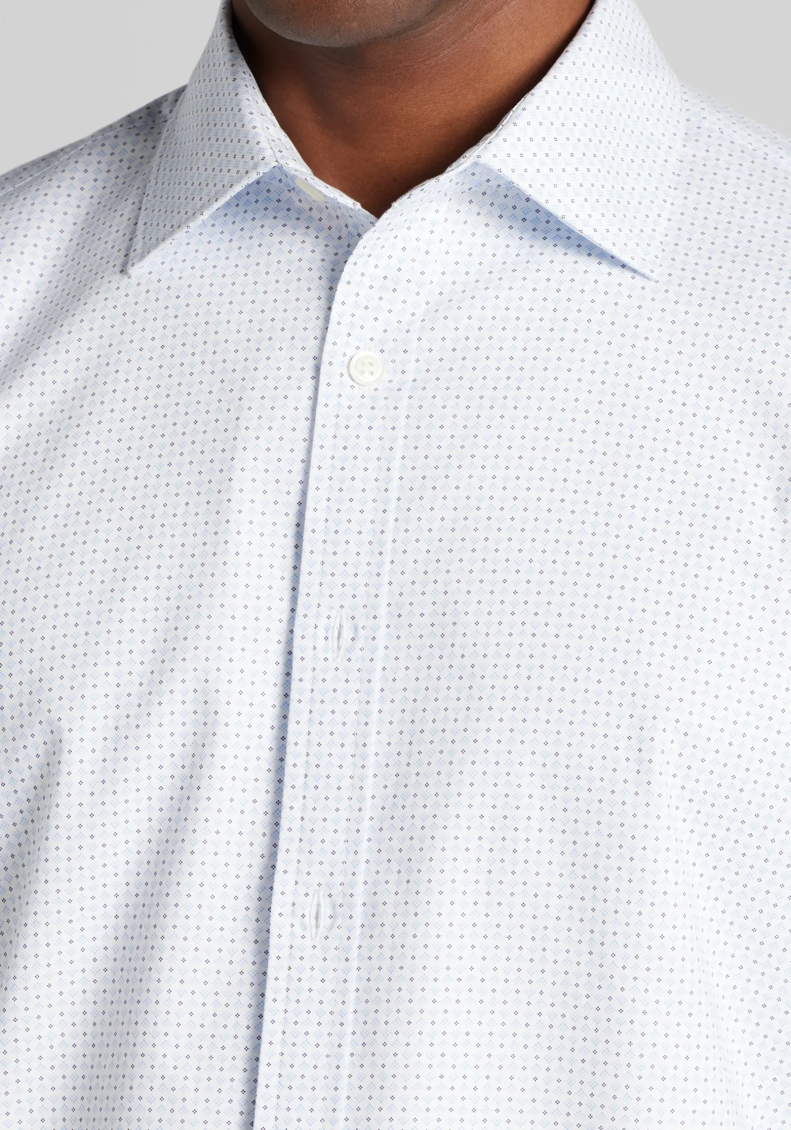 Jos. A. Bank Diamond Polka Dot Button Up Shirt