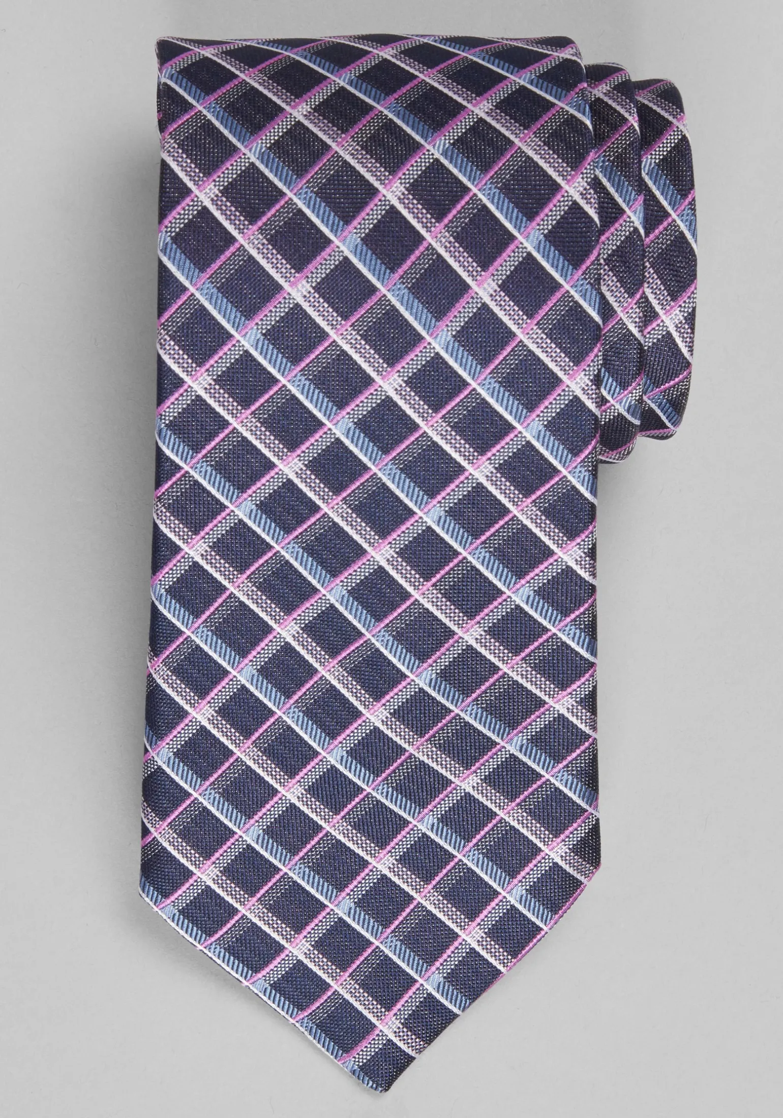 Jos. A. Bank Fine Textures Grid Blend Tie