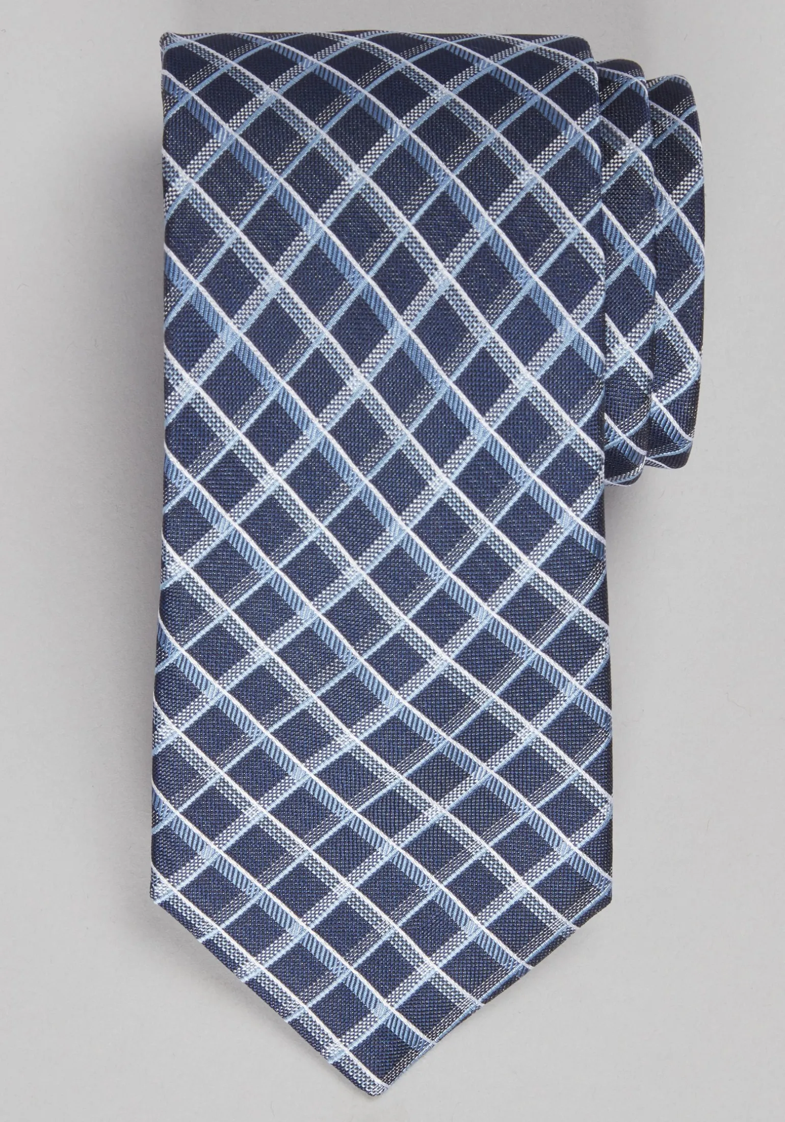 Jos. A. Bank Fine Textures Grid Blend Tie